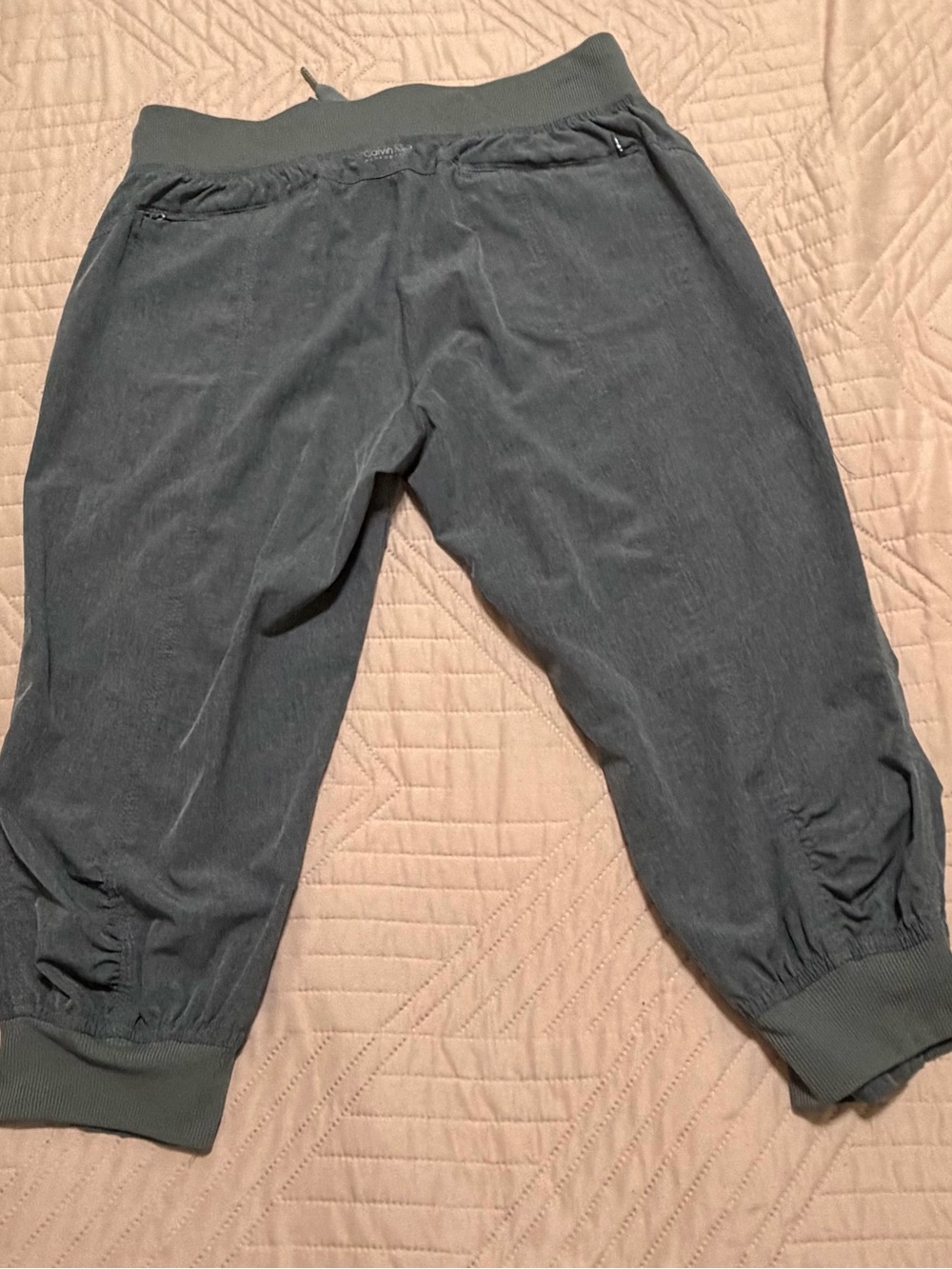 Calvin Klein Charcoal Drawstring Jogger Pants - Picture 2 of 7